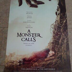 A Monster Calls - Movie Poster with Lewis MacDougall as Conor - Advance w credit